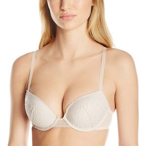 DKNY Sheer Lace Lightweight Push-up Bra